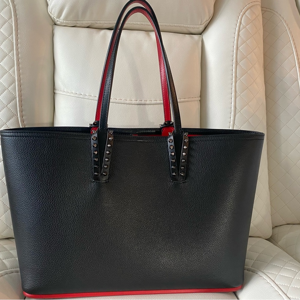 Cabata small leather tote